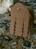 Dainty Dagger Drop Earrings