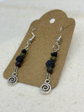 Primal Spiral Stone Dangles