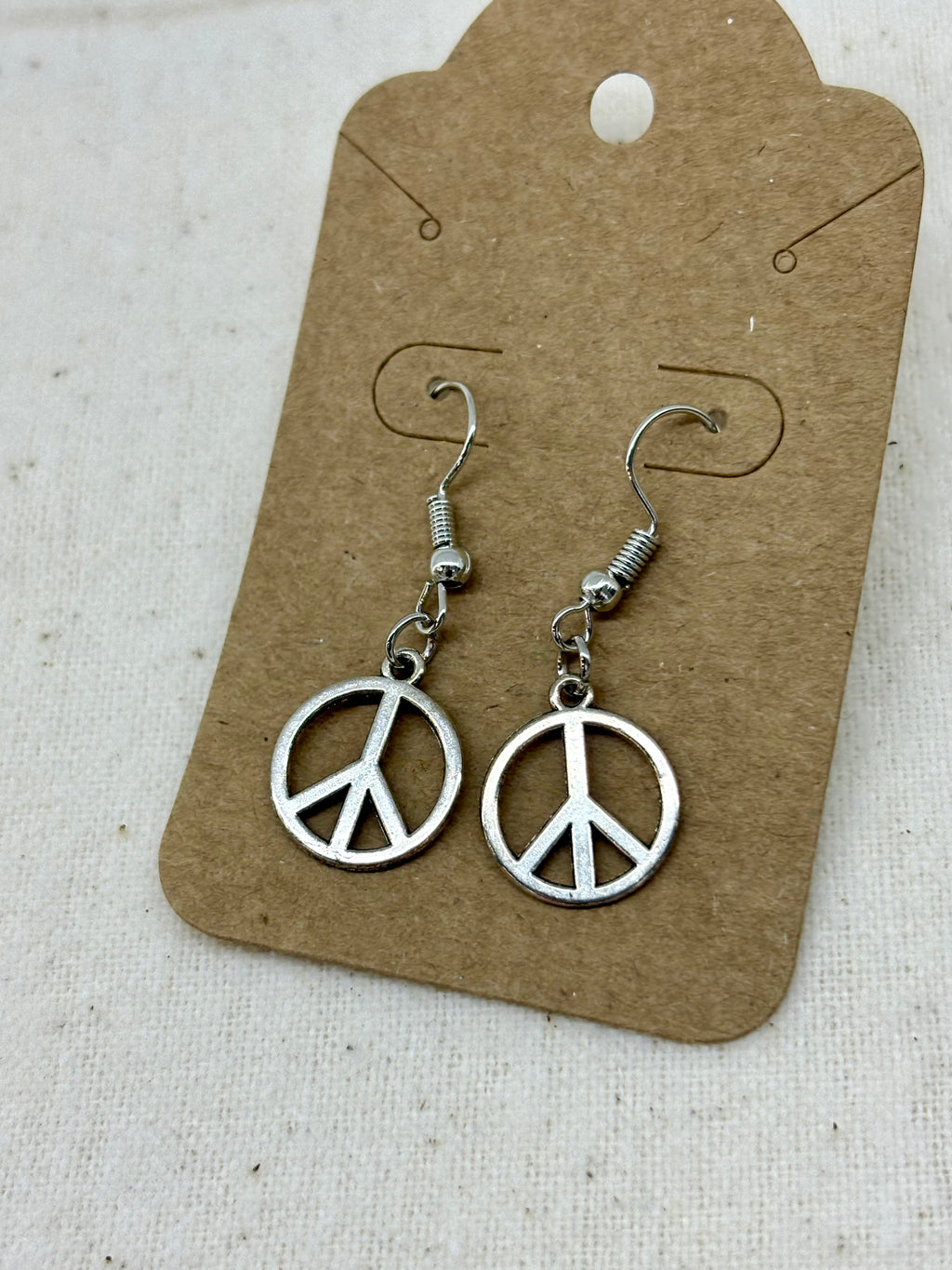 Classic Peace Dangle Earrings