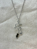 Dragons Blood Jasper Wire Woven Pendant on Chain